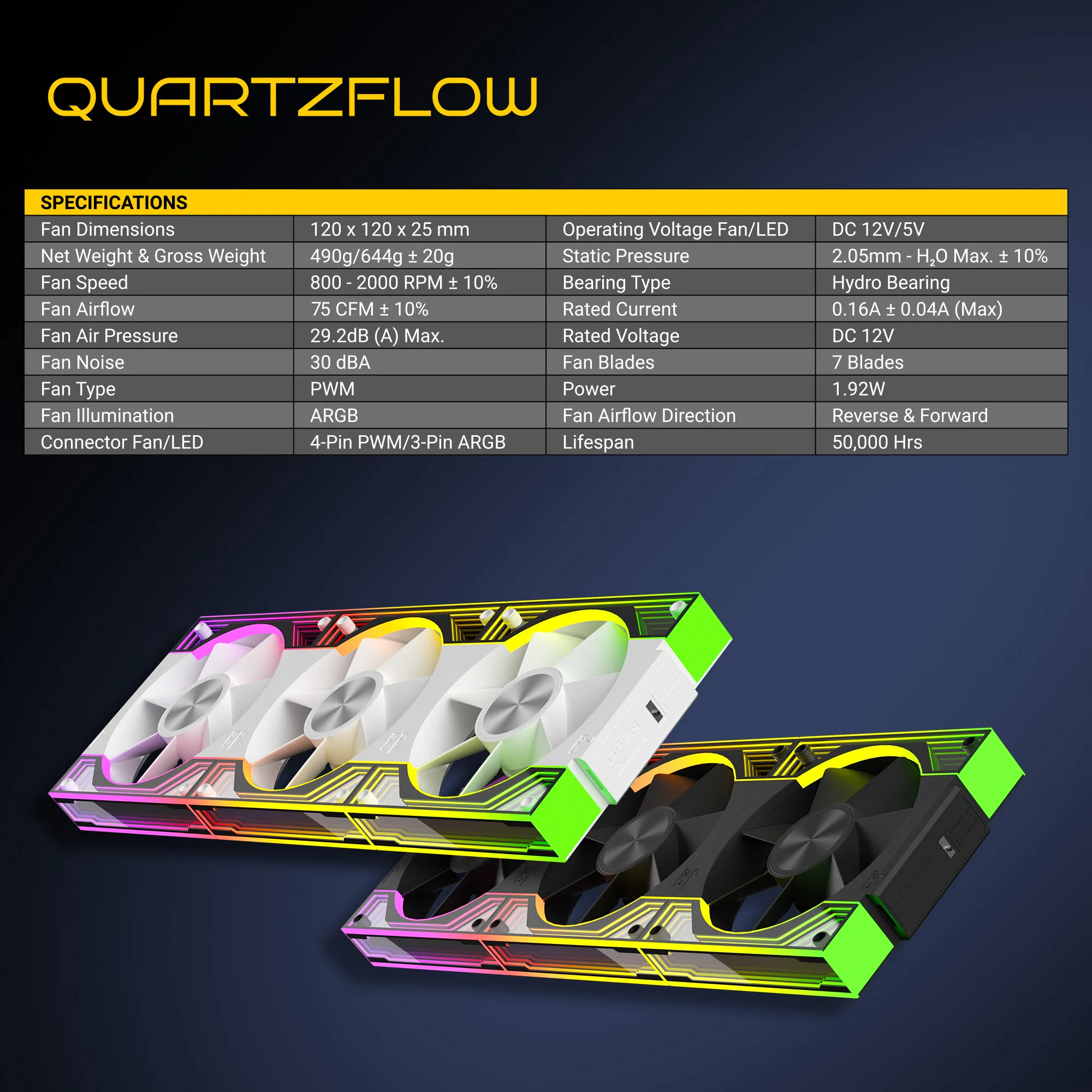 Ant Esports CPU Cooler Liquid Quartzflow ARGB (Open Box) view 8